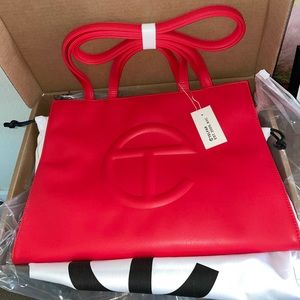 Telfar Medium Red Bag